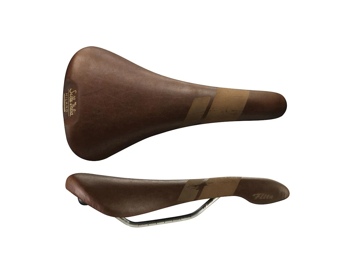 Selle Italia FLITE BULLITT Saddle (Brown) (Handmade) (Leather)